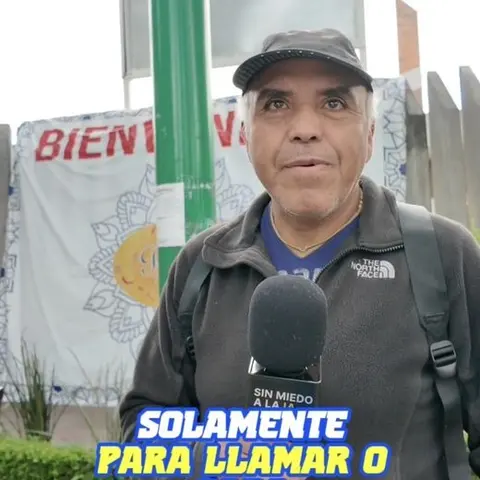 Entrevistado en Paseo Colón