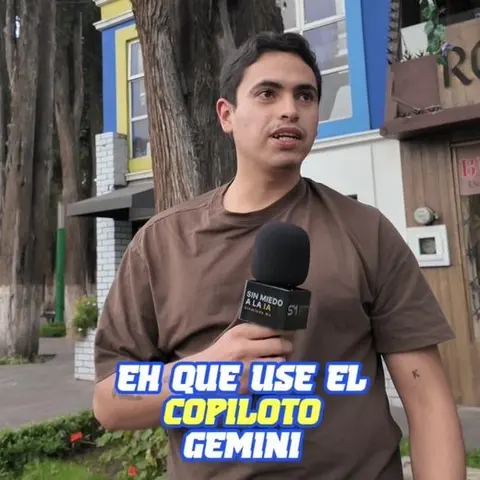 Entrevistado en Paseo Colón