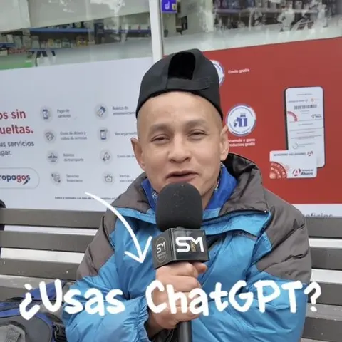 Entrevistado en Paseo Colón